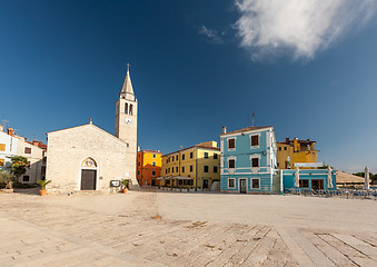 Image showing Waterfront square in Fazana