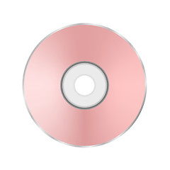 Image showing Pink Compact Disc