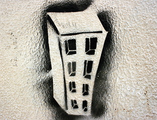 Image showing Building graffiti