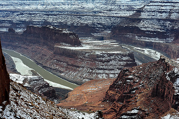 Image showing gooseneck, dead horse point state park, ut