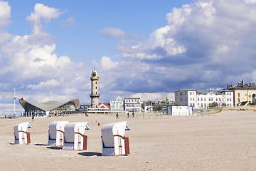 Image showing Beach of Warnemunde