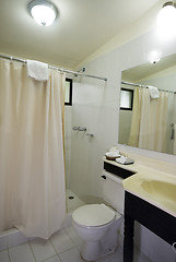 Image showing tile bathroom hotel