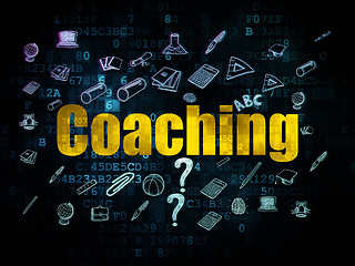 Image showing Education concept: Coaching on Digital background