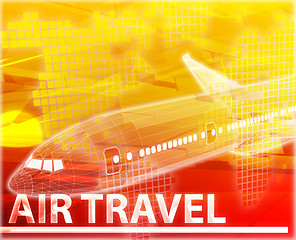 Image showing Air travel Abstract concept digital illustration