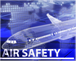 Image showing Air safety Abstract concept digital illustration