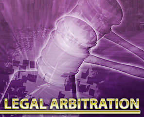 Image showing Legal arbitration Abstract concept digital illustration
