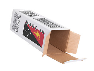 Image showing Concept of export - Product of Papua New Guinea