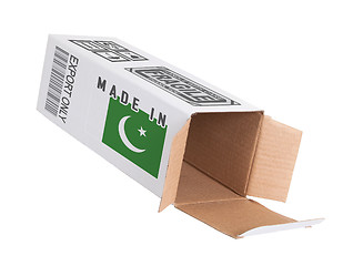 Image showing Concept of export - Product of Pakistan