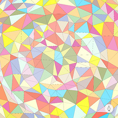 Image showing Abstract geometric background. Mosaic. Vector illustration. 