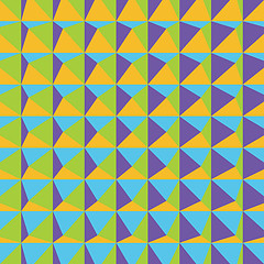 Image showing Abstract 3d geometric pattern. Polygonal background. 