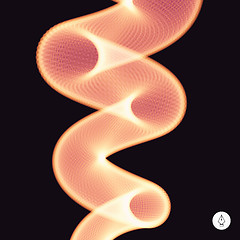 Image showing Spiral. 3d vector illustration. 