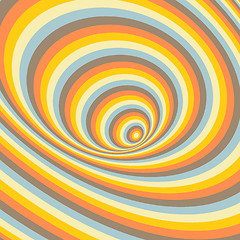 Image showing Abstract swirl background. Pattern with optical illusion. 