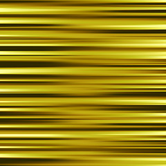 Image showing Gold waves background. Metal plate with reflected light. 