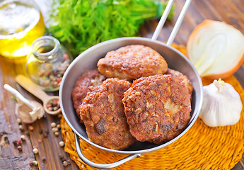 Image showing cutlets