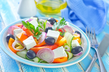 Image showing greek salad