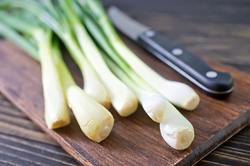 Image showing green onion