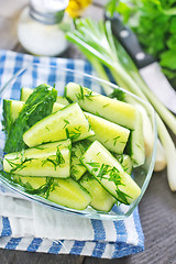 Image showing cucumber salad