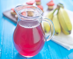 Image showing strawberry drink