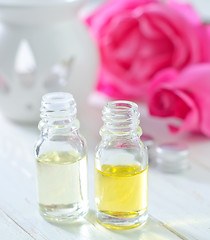 Image showing rose oil