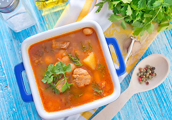 Image showing bean soup