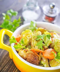 Image showing baked vegetables