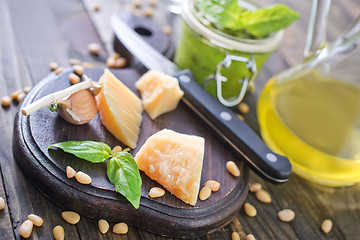 Image showing ingredients for pesto