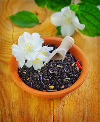 Image showing jasmin tea