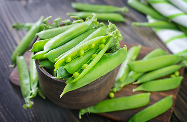 Image showing green peas