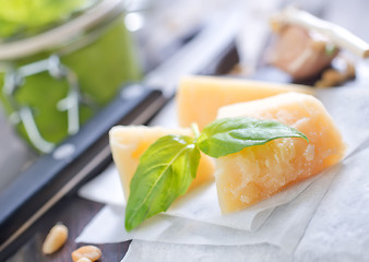 Image showing ingredients for pesto