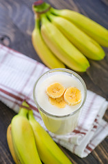 Image showing banana yogurt