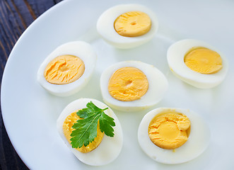 Image showing boiled eggs