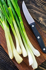 Image showing green onion