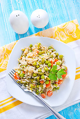 Image showing rice with vegetables