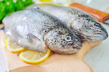 Image showing raw fish