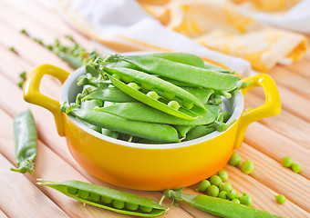 Image showing green peas