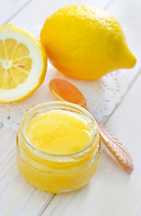 Image showing honey and lemon