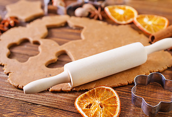 Image showing dough for cookies