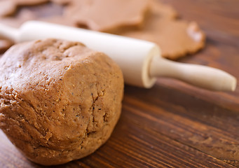 Image showing dough for cookies