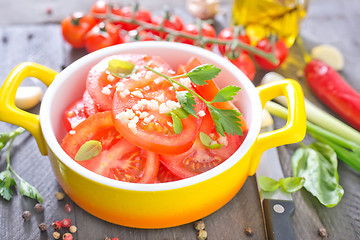 Image showing tomato salad