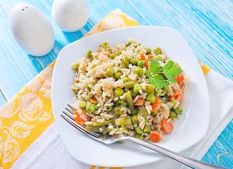 Image showing rice with vegetables