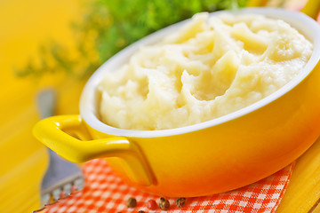 Image showing mashed potato