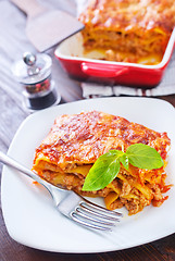 Image showing lasagna