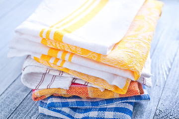 Image showing kitchen towels