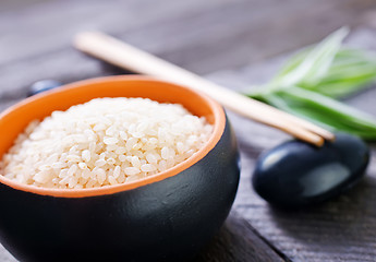 Image showing raw rice