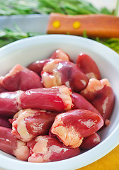 Image showing chicken hearts