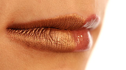 Image showing bright lips