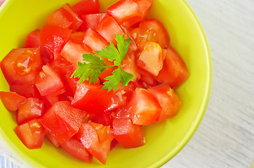 Image showing tomato salad