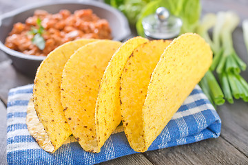 Image showing ingredients for taco