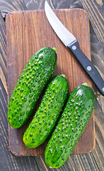 Image showing cucumbers