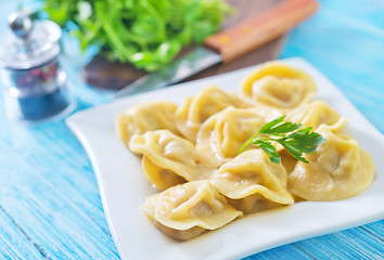 Image showing pelmeni